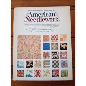 Vintage 1962 Women's Day American Needlework Patterns Instructions Box Book